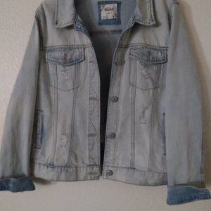 XLarge Denim Distressed Jacket